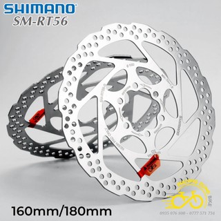 Đĩa phanh thắng xe đạp SHIMANO SM RT56 160mm 180mm - Chính Hãng (1 Cái)