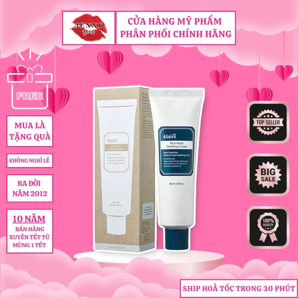 Kem Dưỡng Ẩm Klairs Rich Moist Soothing Cream
