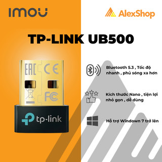 USB Bluetooth 5.3 TP-Link UB500 Dùng Cho PC hoặc Laptop Tích Hợp Mọi Hệ Điều Hành Windown - Chính Hãng