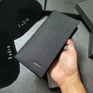 Ví dài gập Pedro logo ngang bo góc - V283