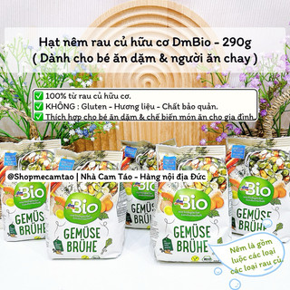 (Date: 11/2025) HẠT NÊM RAU CỦ HỮU CƠ DMBIO - 290g ( Hàng Air )