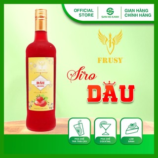 [Siro Cao Cấp] Frusy 750ml - Chai Sành