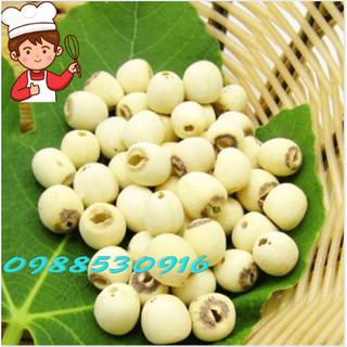 1kg hạt sen khô đồng tháp ngon bùi bở, hột sen nấu chè cháo xôi sữa làm nhân bánh