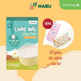 Cháo nấu công thức nguyên hạt Mabu (900gr), nấu nhanh dành cho bé từ 11 tháng tuổi ăn dặm truyền thống, kiểu Nhật