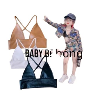 Áo da cá tính cho bé phối đồ sành điệu