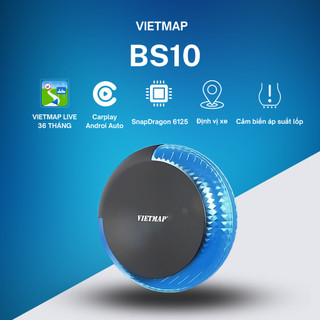  Android box ô tô Vietmap BS10 Dẫn đường Vietmap Live 36 THÁNG Kết nối Sim 4G AP Carplay Android Auto 
