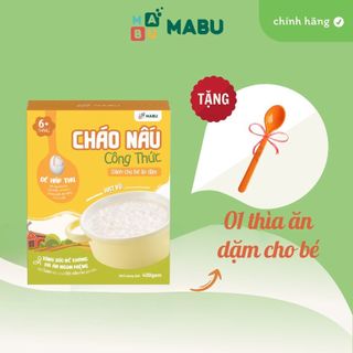 Cháo nấu công thức Mabu hạt vỡ (400gr), nấu nhanh dành cho bé từ 8 tháng tuổi, ăn dặm truyền thống, kiểu Nhật 400g