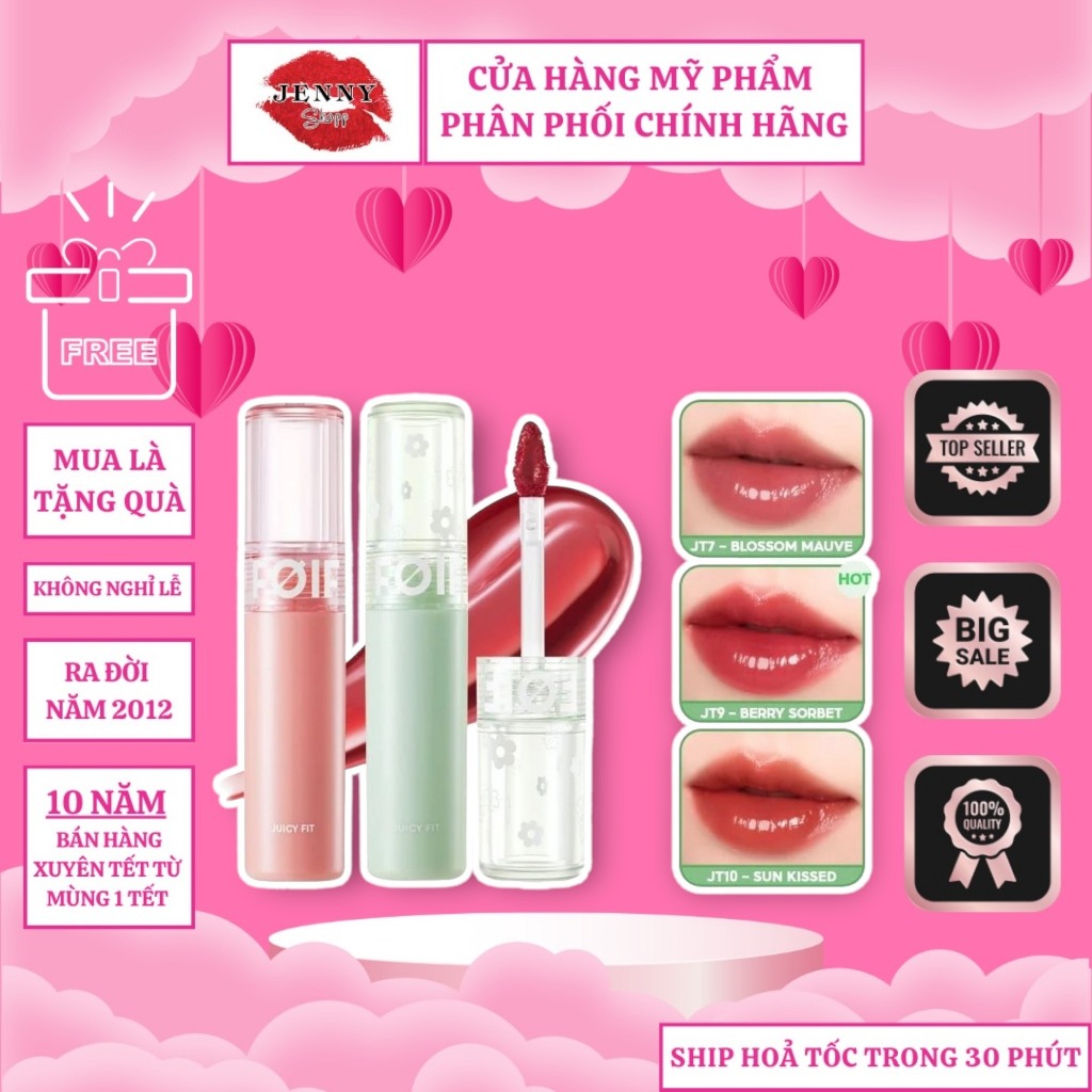 Son Tint Bóng Foif Juicy Fit Tint