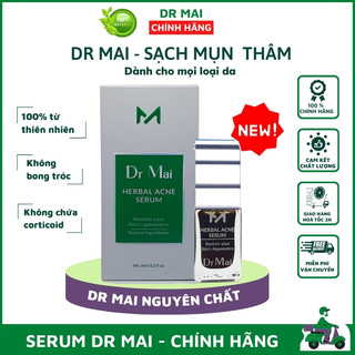 Dr Mai Serum sạch mụn thâm Dr Mai 6ml đánh bay các loại mụn cam kết hiệu quả trong 7 ngày