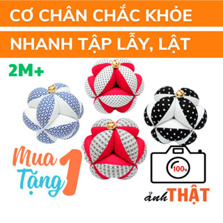 Đồ chơi cho bé sơ sinh – Bóng múi Montessori luyện chân cho bé 3 tháng tuổi treo kệ chữ A, treo nôi