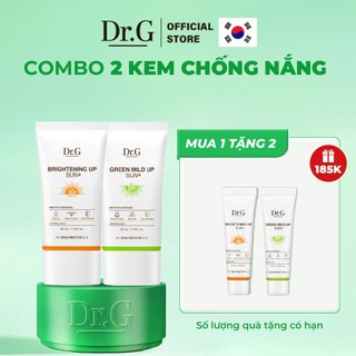 Kem chống nắng dr.g brightening up sun+ 35ml & kem chống nắng dr.g green mild up sun+ 35ml