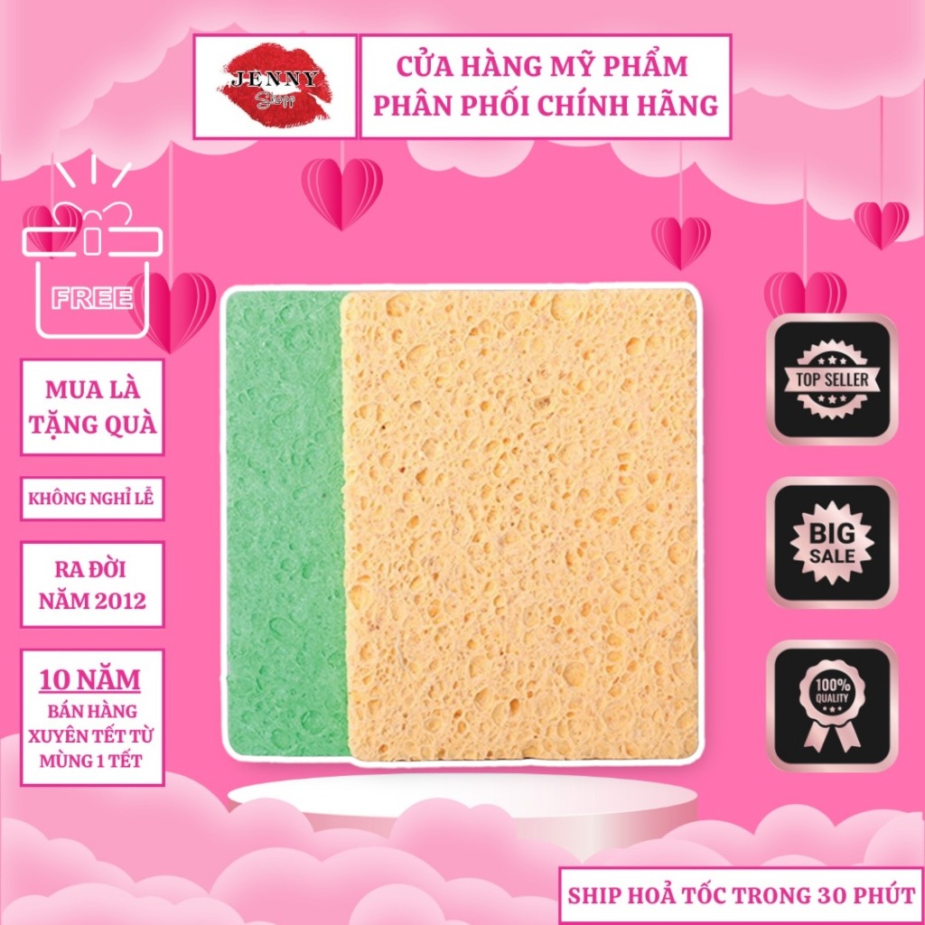 Bông Bọt Biển Rửa Mặt Vacosi Cleansing Sponge