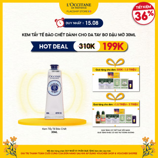 Kem Tẩy Tế Bào Chết Da Tay Bơ Đậu Mỡ L'Occitane Shea Butter Hand Scrub 30ml