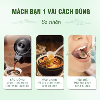 Sa nhân khô 100g, hạt to, sạch, giúp hỗ trợ an thai, thải độc, tốt cho tiêu hóa