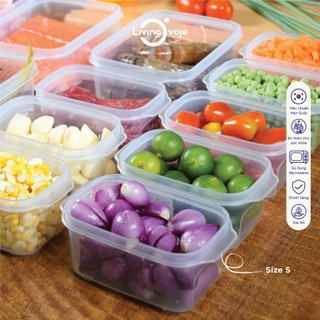 Hộp nhựa trữ thực phẩm (nhiều kích cỡ) LivingOn LivingOvoje - An toàn khi sử dụng - BPA Free