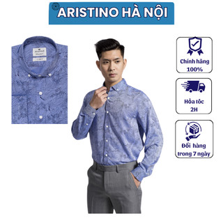 (XẢ 41-42) Áo sơ mi nam dài tay ARISTINO sợi tre kháng khuẩn form rộng ALS56308