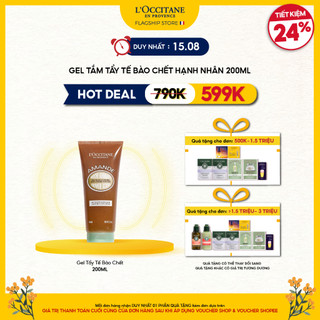 Gel Tắm Hạnh Nhân Tẩy Tế Bào Chết L'Occitane Almond Shower Scrub 200ml