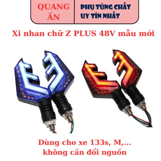 [1 đôi] Xi nhan chữ Z, Z PLUS 48V, L21 48V mẫu mới dùng cho xe điện 133S, 133M,... không cần đổi nguồn