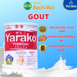 Sữa Xương Khớp Cho Người Lớn YARAKO PREMIUM GOUT Giải Pháp Dinh Dưỡng Hỗ Trợ Cho Người Bệnh Gout