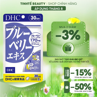 Viên Uống Bổ Mắt Việt Quất DHC Blueberry Extract Cải Thiện Thị Lực 30 Ngày