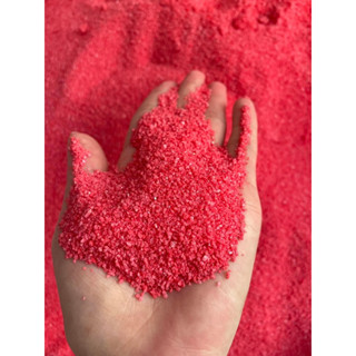 [ Túi 1kg ] Cát thạch anh ĐỎ rải nền- trang trí bể cá và tiểu cảnh
