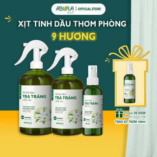 Bình Xịt Tinh Dầu Xông Phòng ABURA 100ml/300ml/500ml Giúp Thơm Phòng Khử Mùi, Đuổi Muỗi Nguyên Chất Thiên Nhiên