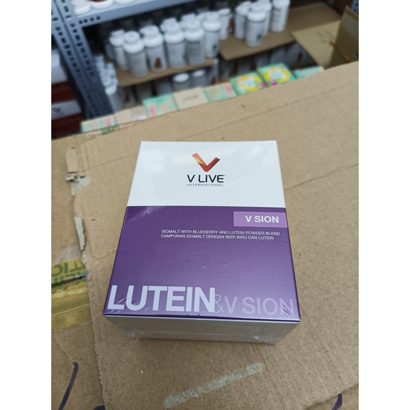 Khỏe đôi mắt Vsion Lutein Vlive international giúp tăng cường thị lực giảm mỏi mắt.