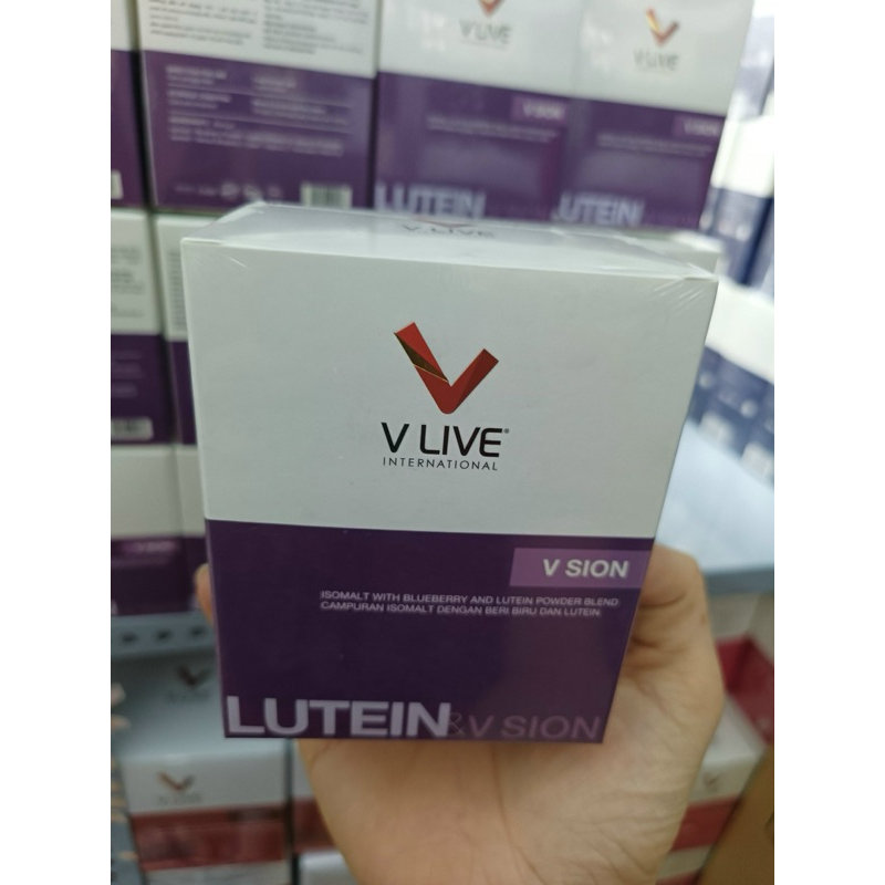 Khỏe đôi mắt Vsion Lutein Vlive international giúp tăng cường thị lực giảm mỏi mắt.