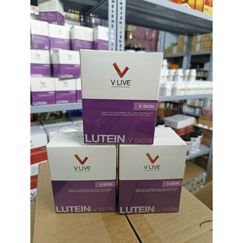 Khỏe đôi mắt Vsion Lutein Vlive international giúp tăng cường thị lực giảm mỏi mắt.