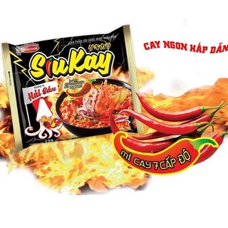  Gói Mì Siu Kay Vị Hải Sản Bò Cay Gà Cay Phô Mai - Mì cay 7 cấp độ Siêu Cay Thách thức mọi vị giác 