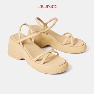 Giày Sandal Xuồng Nữ 9cm Thời Trang JUNO Quai Chéo SD09118