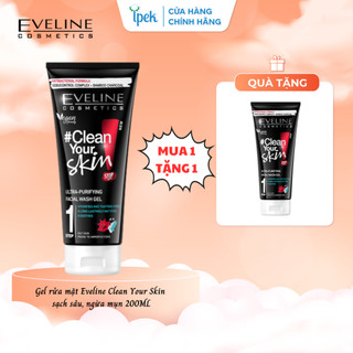 [Mua 1 tặng 1] Gel rửa mặt sạch mụn kiềm dầu Eveline Clean Your Skin 200ml