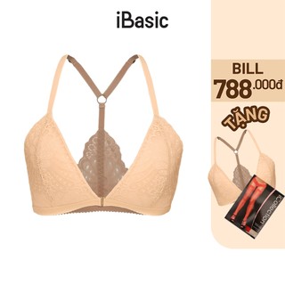 Áo bralette không gọng ren iBasic BRAY042