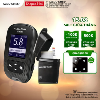 Máy đo đường huyết accu-chek® guide kèm hộp 50 que thử đường huyết accu-chek® guide