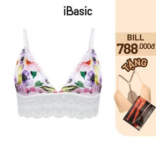 Áo bralette không gọng satin iBasic BRAY044