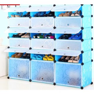 Tủ giày lắp ghép 18 ngăn tiện lợi