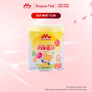 Sữa Morinaga Số 2 Chilmil 320g Tăng Sức Đề Kháng, DHA, Canxi, tiêu hóa khỏe