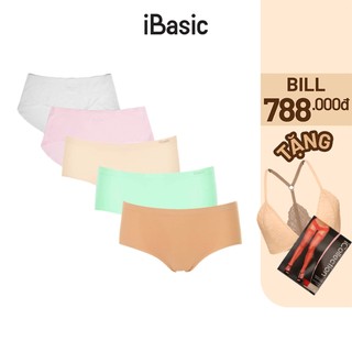 Combo 5 quần lót nữ lưng cao không đường may iBasic V189