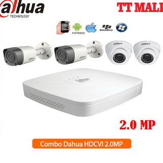 {Giá Hủy Diệt}Trọn bộ 4 camera dahua Full HD 1080p + HDD 500G tặng mỗi camera 10m dây liền nguồn