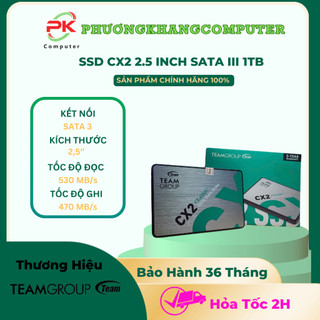 Ổ cứng ssd teamgroup cx2 sata iii / 256gb/ 512gb / 1tb