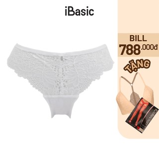 Quần lót nữ ren họa tiết orchid iBasic PANY095