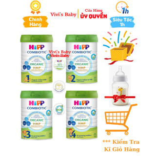 Sữa bột công thức hipp organic combiotic số 1,2,3,4 lon 800g date 2026