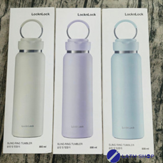 Bình Giữ Nhiệt LocknLock Inox 304 Sling Ring Có Quai Xách LHC4322-800ml - Hàng Chính Hãng