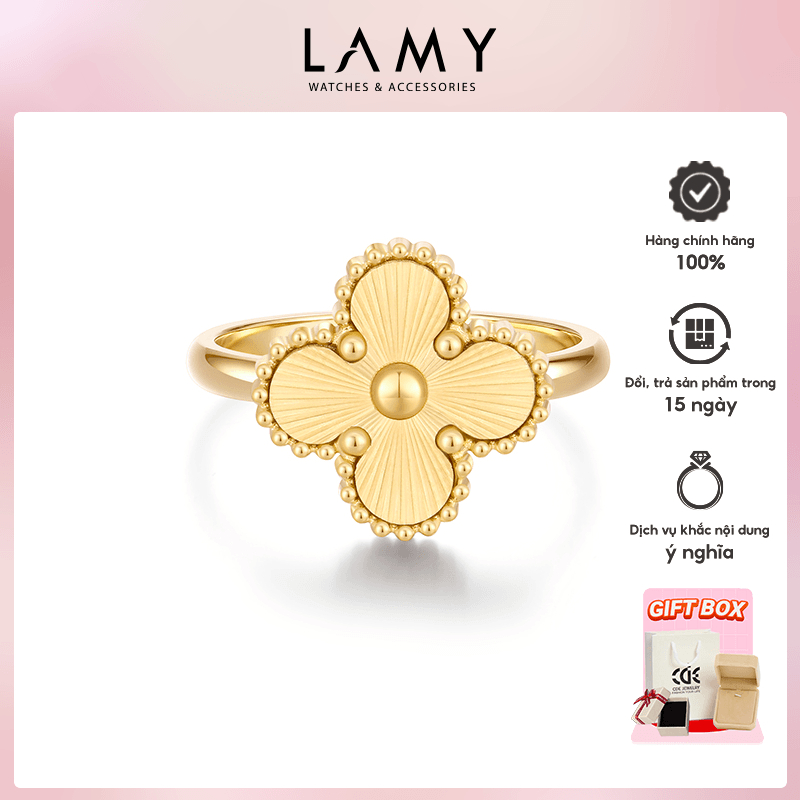 Nhẫn nữ LAMY Enchanted Clover Ring Gold 8389