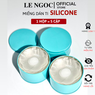 Miếng Dán Ngực Silicone Trong Suốt  Không Lộ Viền Sử Dụng Nhiều Lần Lê Ngọc 447