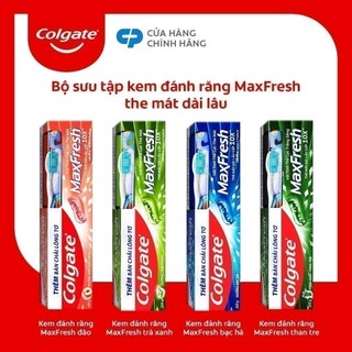 Kem đánh răng Colgate Maxfresh 225g/hộp tặng bàn chải đánh răng Colgate mềm mảnh trong mỗi hộp