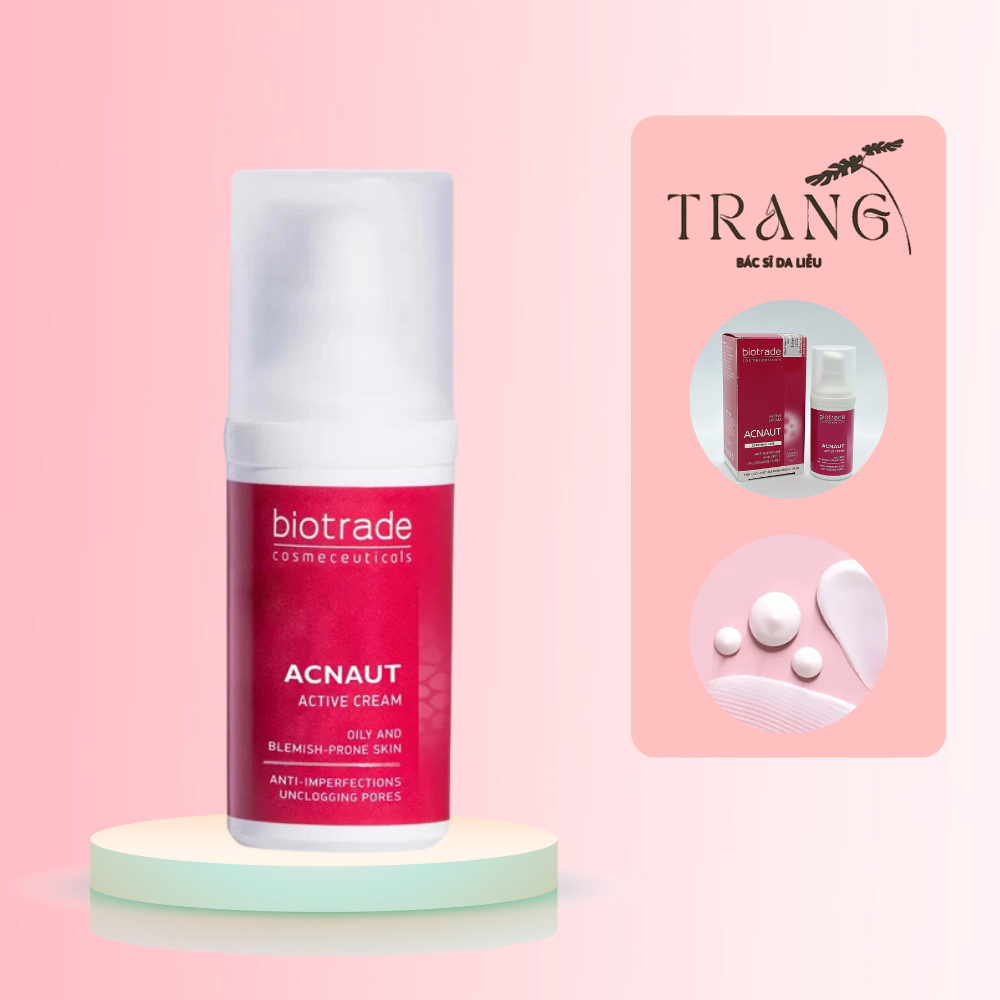 Kem chấm Mụn Biotrade Acnaut Active Cream giảm đỏ, mờ thâm 15ml , 30ml Biotrade - Dr.Trang