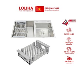 🎁FREESHIP🎁 Combo 5 Gác chậu rửa bát thu gọn inox