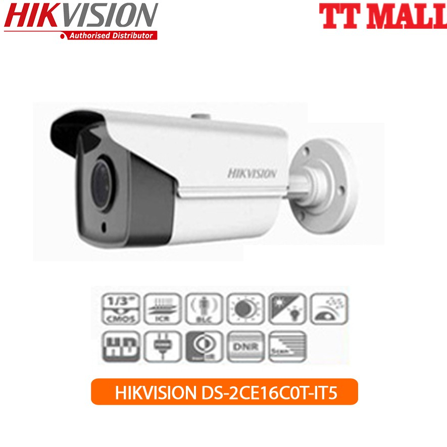CAMERA HDTVI HIKVISION DS-2CE16C0T-IT5 1.0MP