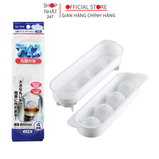 Khay làm đá 4 viên tròn lớn Kokubo nội địa Nhật Bản